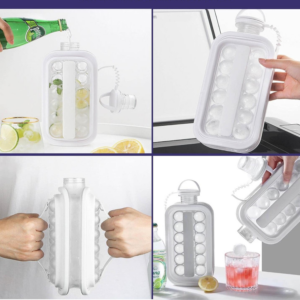 Botella Molde Bolas Hielo