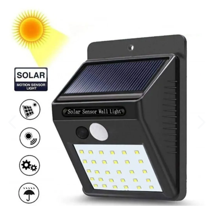 Luces LED solares para exteriores