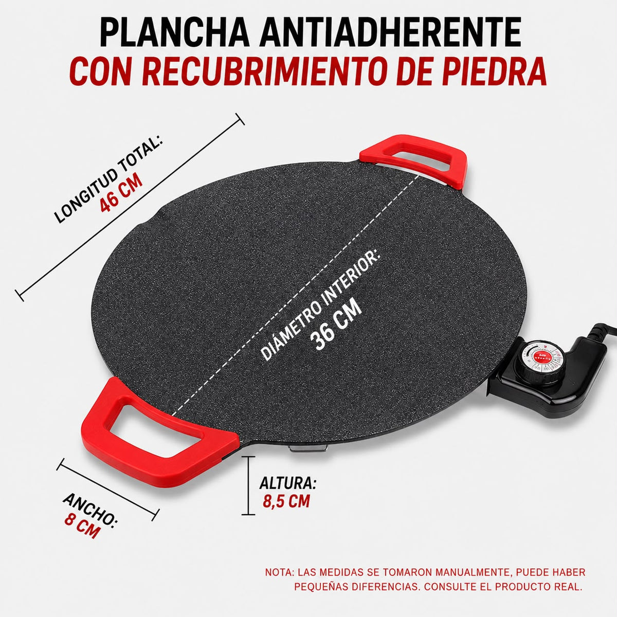 Plancha Eléctrica Portátil