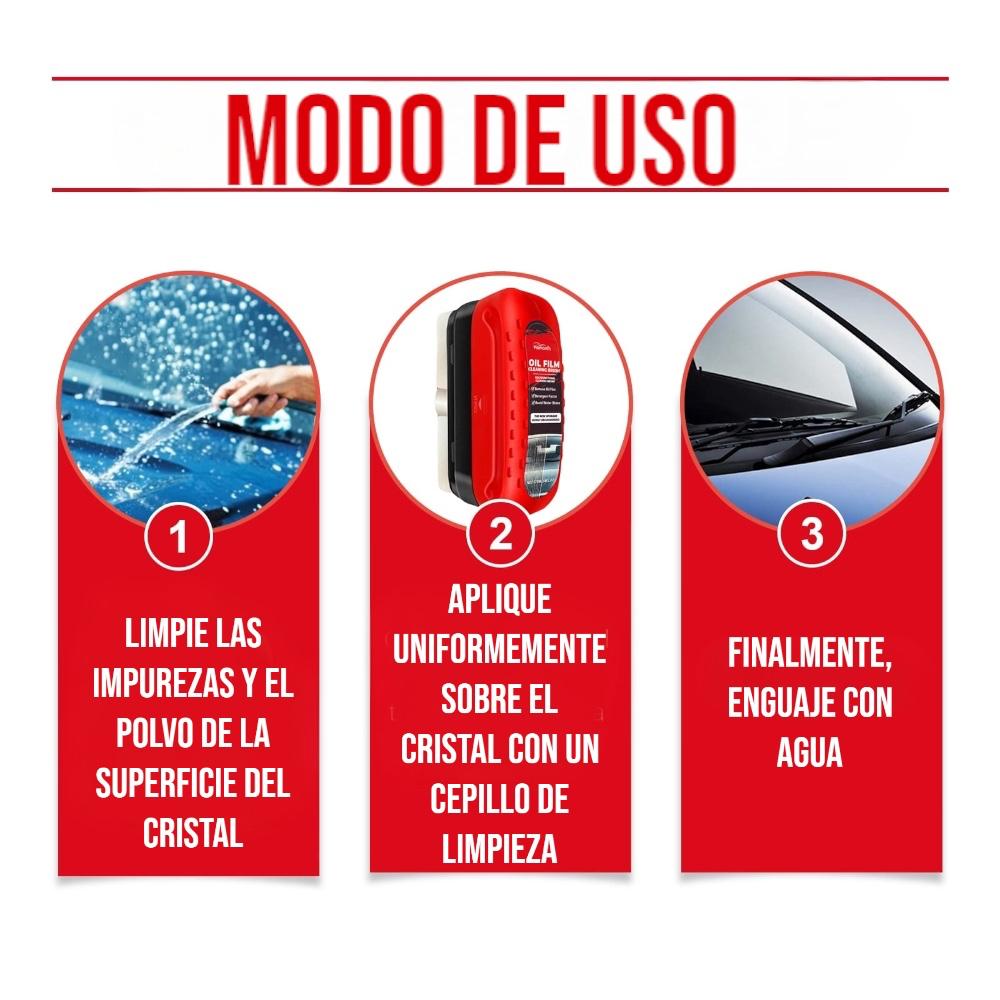 Cepillo Limpiador de Vidrios anti manchas