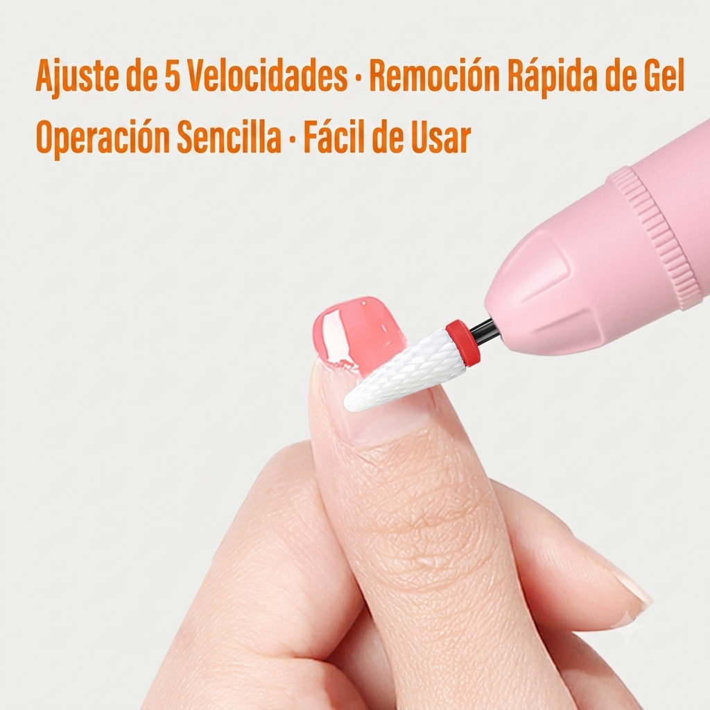 Dremel de Uñas Inalámbrico Luz LED