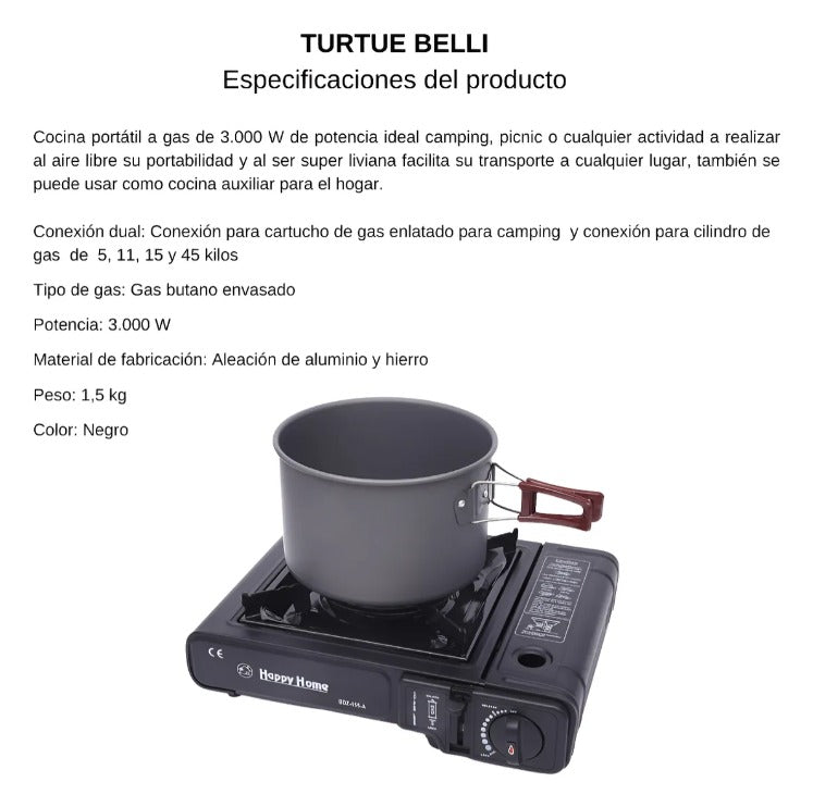 Cocinilla Portatil a Gas Camping