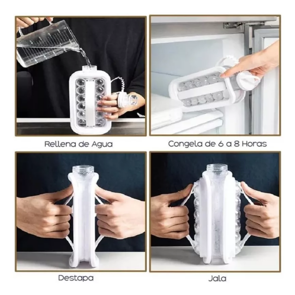 Botella Molde Bolas Hielo