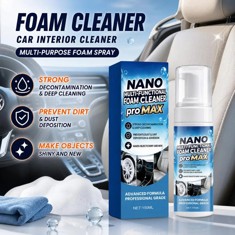 Foam Cleaner Cleaning Stubborn Stains Eliminate Odors Efficient Formula Maintain Softness Fabric Cleaner for sofa car seats